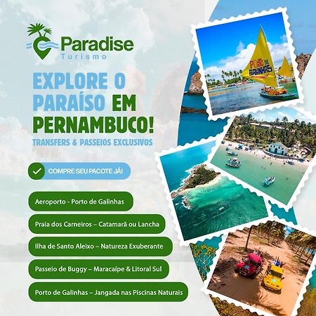 Flat Praia Dos Carneiros Eco Resort 26 타만다레 외부 사진